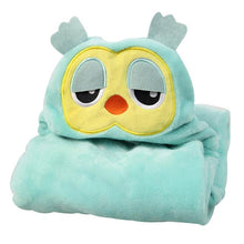 Load image into Gallery viewer, SOFT HOODED ANIMAL BABY BATHROBE