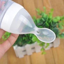 Load image into Gallery viewer, SILICONE SQUEEZING FEEDING BOTTLE