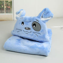 Load image into Gallery viewer, SOFT HOODED ANIMAL BABY BATHROBE