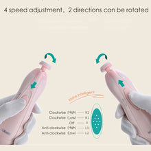 Load image into Gallery viewer, BABY ELECTRIC NAIL TRIMMER WITH LIGHT