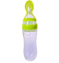 Load image into Gallery viewer, SILICONE SQUEEZING FEEDING BOTTLE