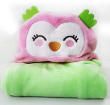 Load image into Gallery viewer, SOFT HOODED ANIMAL BABY BATHROBE