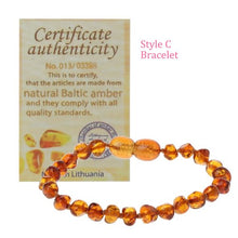 Load image into Gallery viewer, GENUINE BALTIC AMBER BRACELET