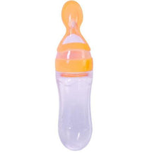 Load image into Gallery viewer, SILICONE SQUEEZING FEEDING BOTTLE